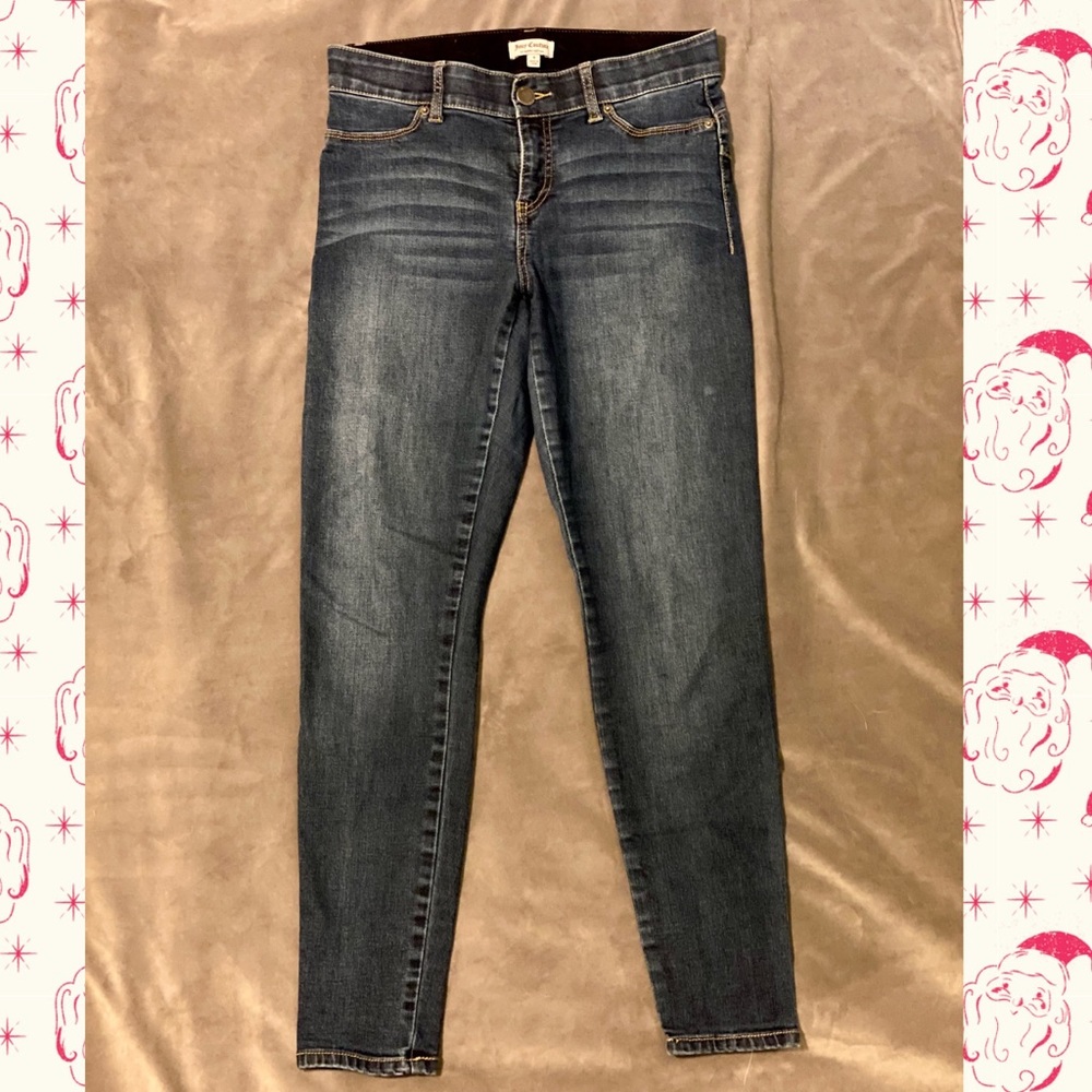 Size 4 Juicy Couture dark wash jean jeggings